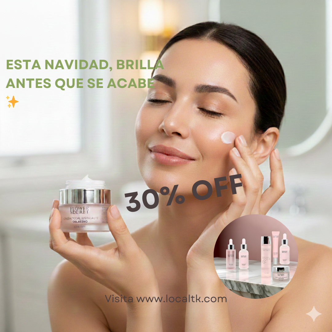 Set Flower Secret – Cuidado con Colágeno 4 piezas (Efecto Lifting)™